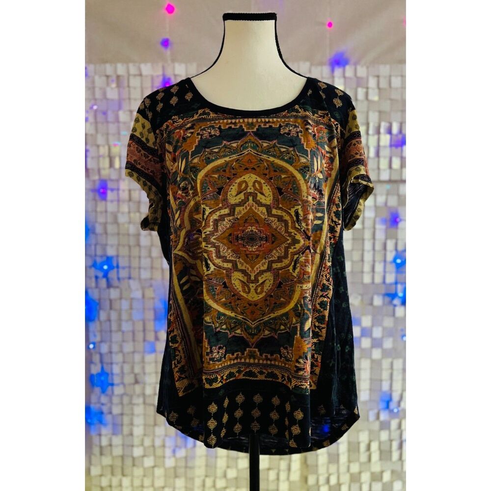 Lucky Brand Persian Carpet Tee. XL.